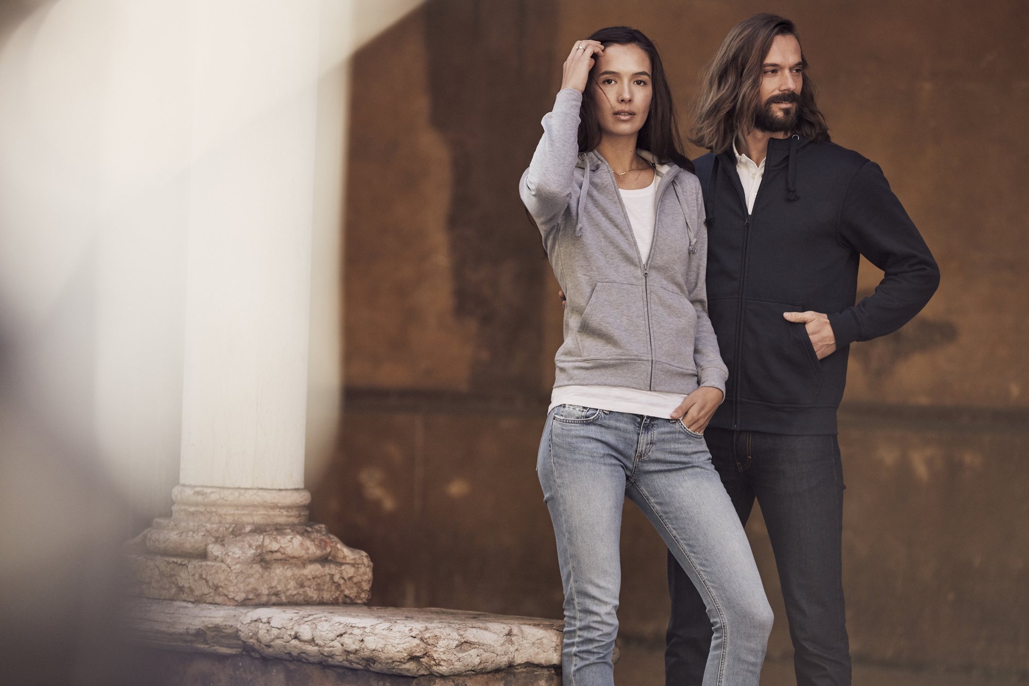 Basic Hoody Full Zip Women - Image 5