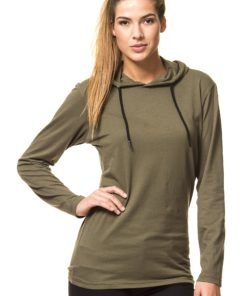 Alternative view of Pitkähihainen T-paita hupulla – TV