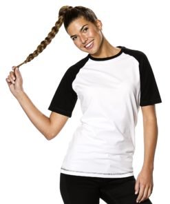 Alternative view of T-paita raglan hihoilla – TV