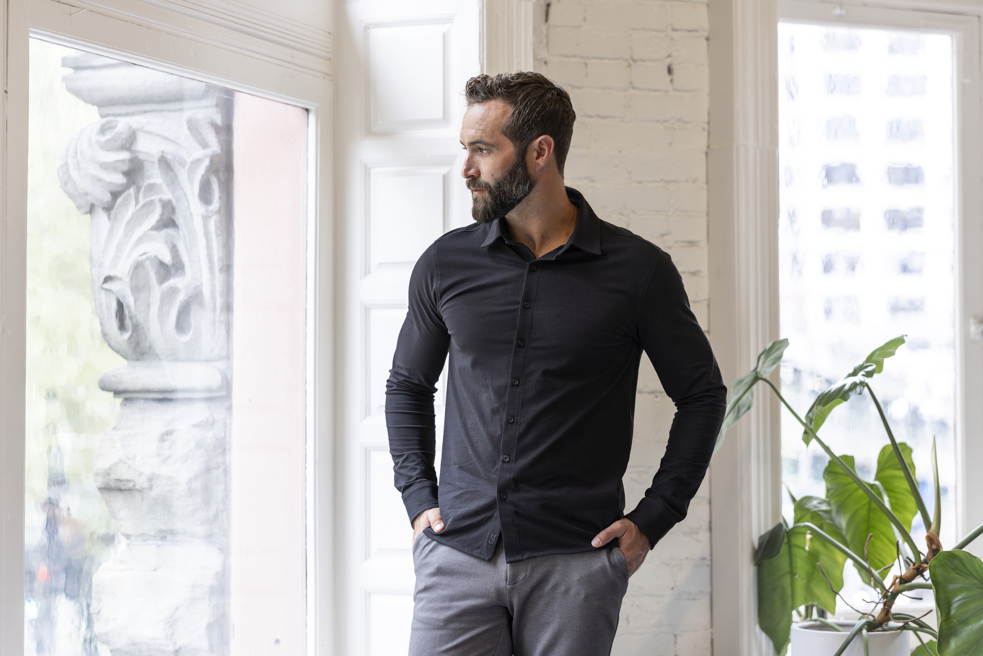 Hedley Stretch Shirt Men - Image 6