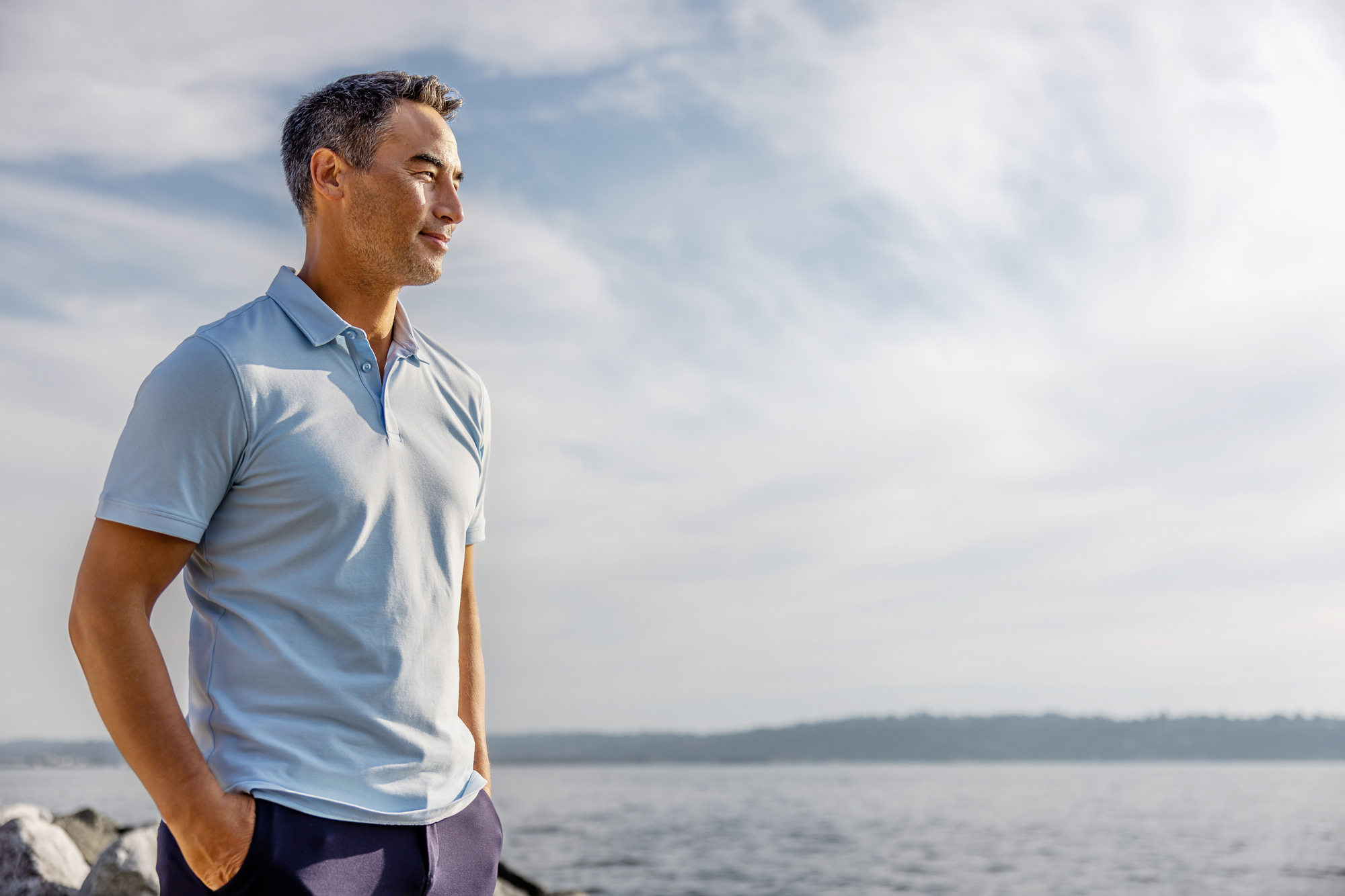 Oceanside Stretch Polo Men - Image 5