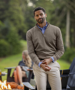 Oakville Half Zip Sweater Men - Image 10