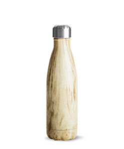 Teräs juoma-/termospullo, 500ml, puu