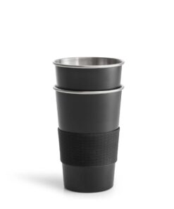 Teräsmuki 50 cl 2 kpl, musta