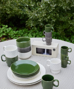 Coffee & More lautanen 27,5 cm, valkoinen - Image 10