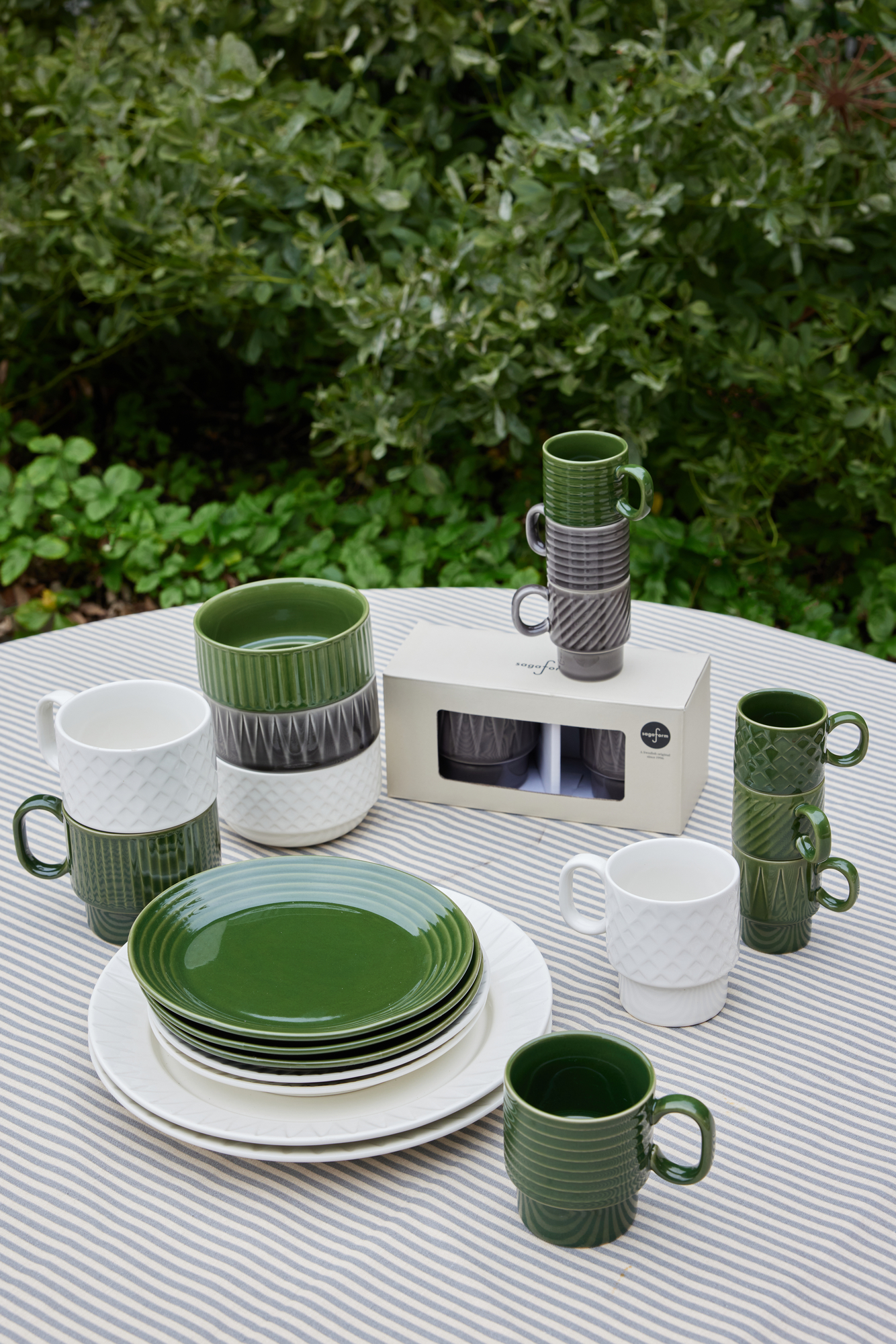 Coffee & More lautanen 27,5 cm, valkoinen - Image 10
