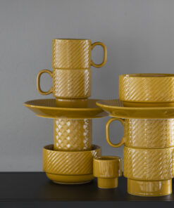 Coffee & More teemuki 2 kpl, keltainen - Image 8