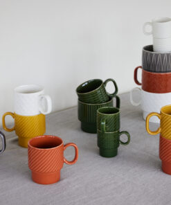 Coffee & More teemuki 2 kpl, terracotta - Image 9