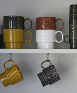 Coffee & More teemuki 2 kpl, keltainen - Image 9