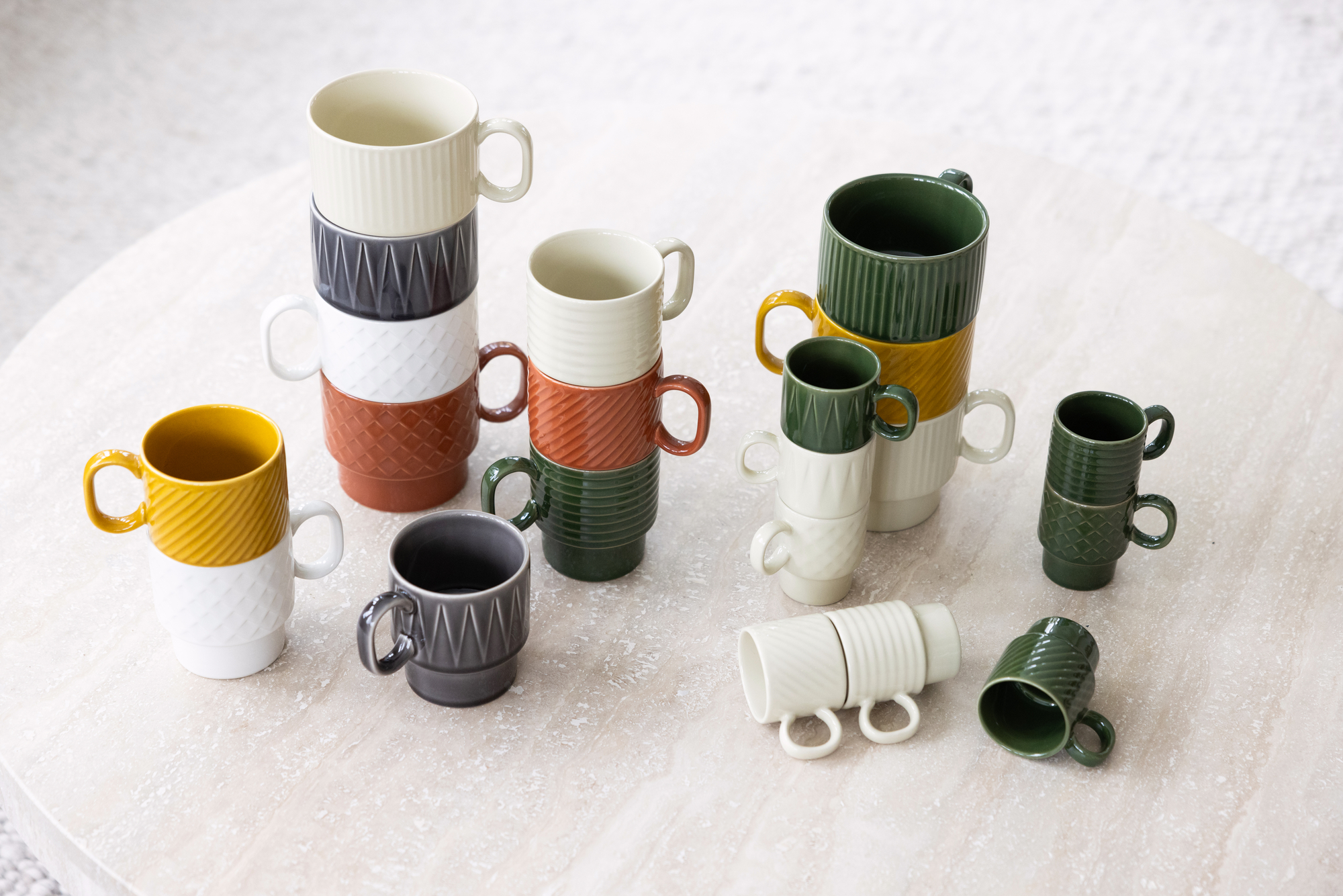 Coffee & More kahvimuki 2 kpl, beige - Image 14