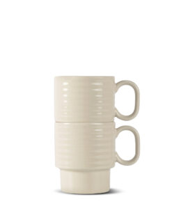 Coffee & More kahvimuki 2 kpl, beige
