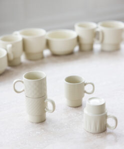 Alternative view of Coffee & More espressomuki beige, 4 kpl