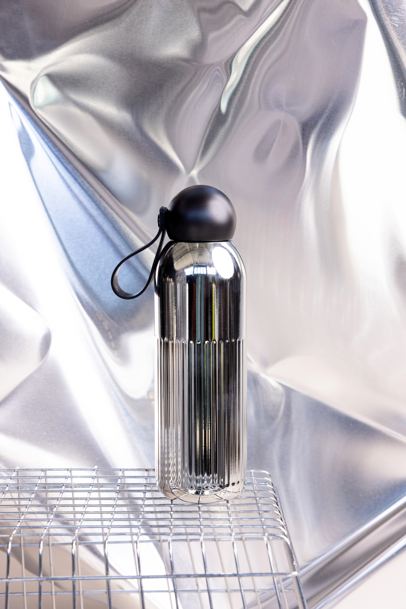 Tekla termospullo, hopea kromi - Image 6