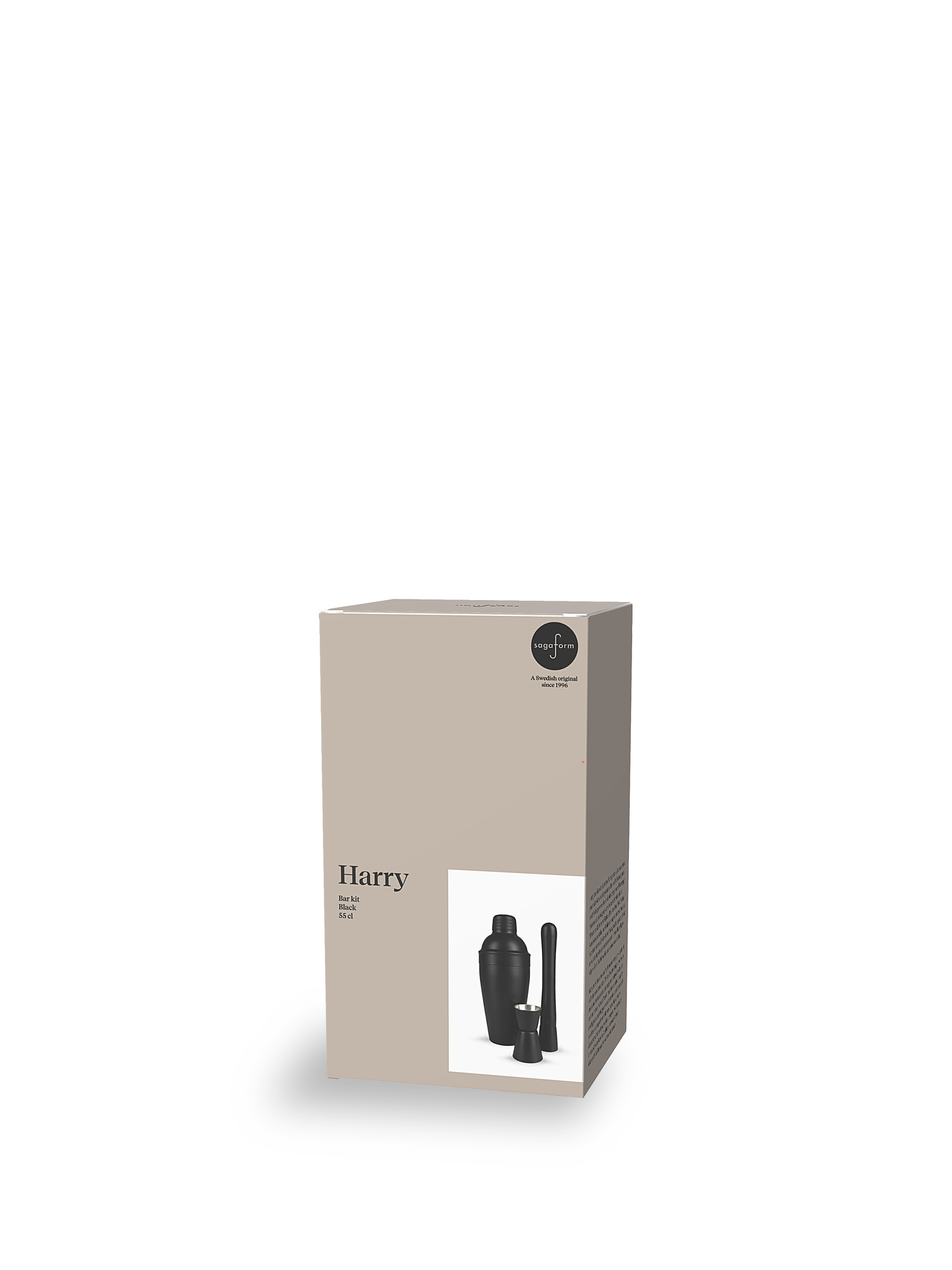 Harry baarisetti, musta - Image 3