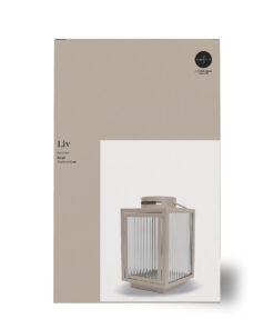 Liv lyhty pieni, beige - Image 3