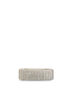 Sten kynttilänjalka keskikoko, beige