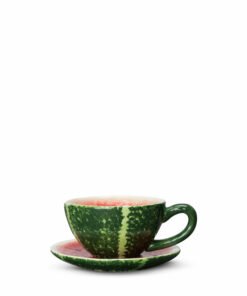 Kuppi ja lautanen Watermelon