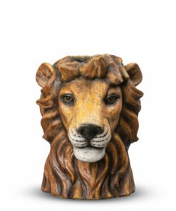 Maljakko Lion pieni, Ruskea