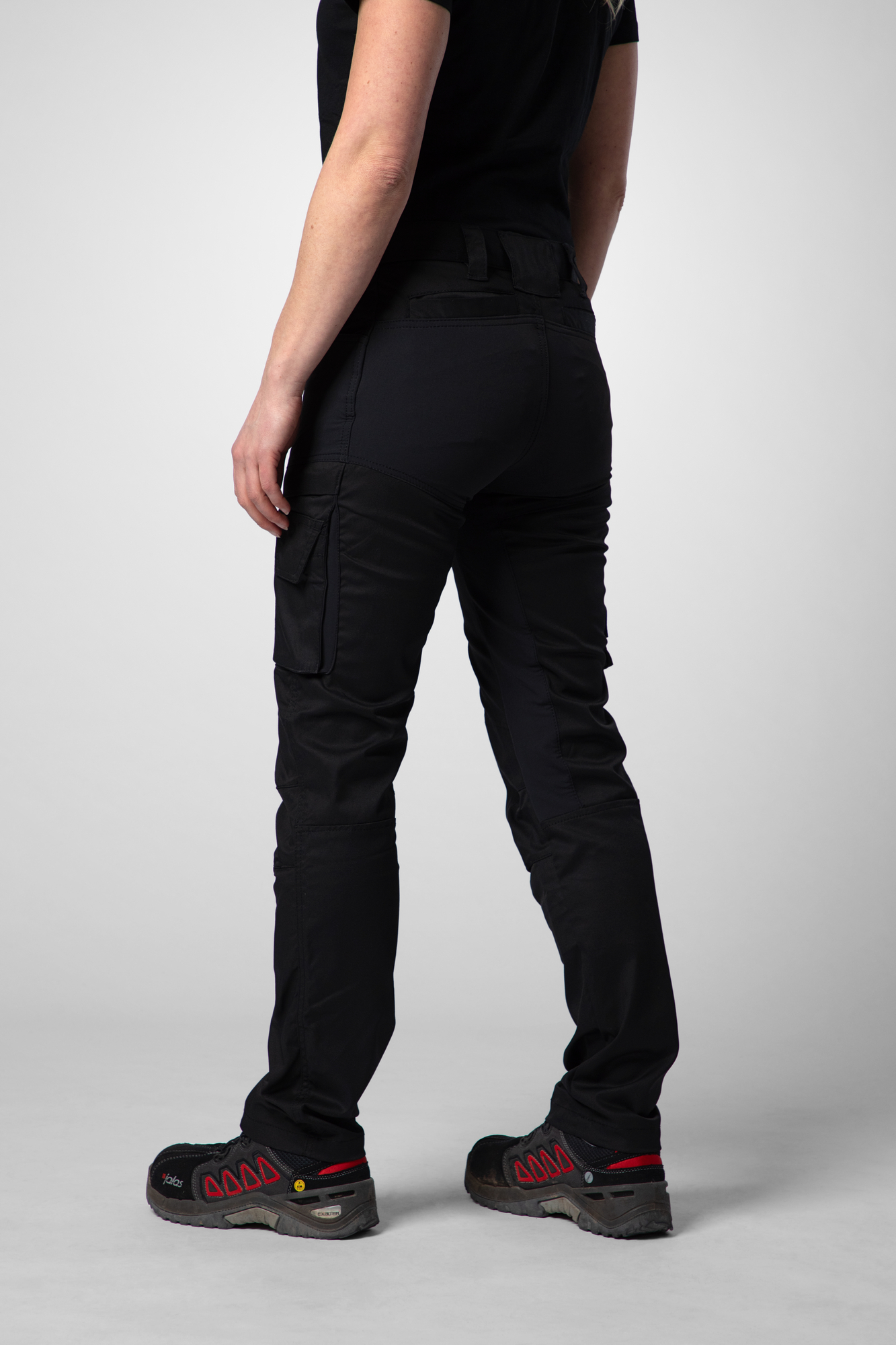 Reisitaskuhousut naisille, slim fit, stretch ProJob - Image 7