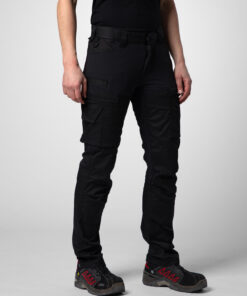 Reisitaskuhousut naisille, slim fit, stretch ProJob - Image 6