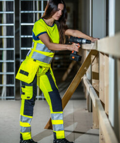 Naisten reisitaskuhousut EN ISO 20471 luokka 2 ProJob - Image 8