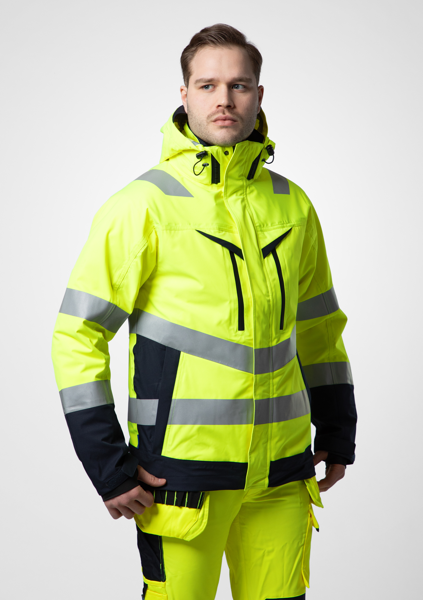 Tekninen takki 3-in-1 EN ISO 20471 luokka 3/2 ProJob - Image 7