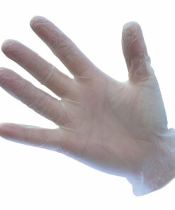 Kertakäyttöiset, Puuteroidut Vinyylikäsineet