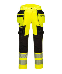 Alternative view of DX4 Hi-Vis Joustohousut irrotettavilla riipputaskuilla
