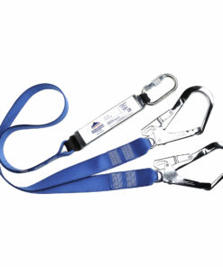 Y- Kaksoisturvaköysi nykäyksenvaimentajalla