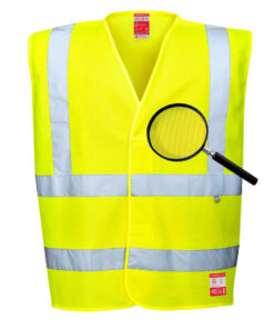 Alternative view of Palosuojattu  antistaattinen huomioliivi