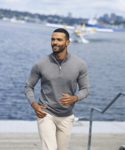 Oakville Half Zip Sweater Men - Image 8