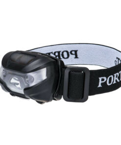 Linterna frontal, recargable por USB