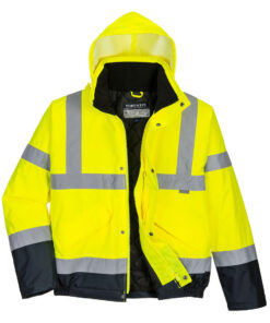 Alternative view of Hi-Vis kaksisävy Bomber-takki