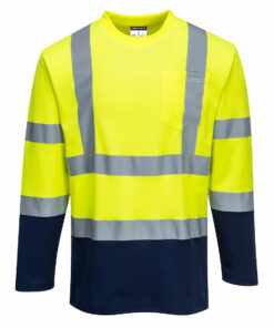 Alternative view of Pitkähihainen, kaksiväri Cotton Comfort t-paita