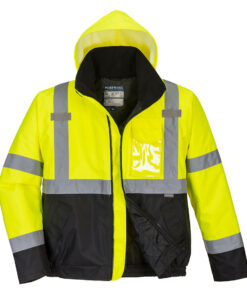 Hi-Vis kaksisävy Bomber-takki