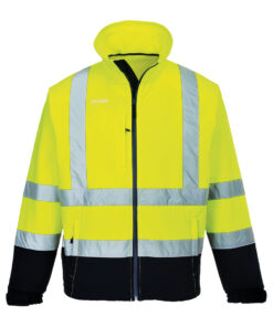 Alternative view of HiVis kontrasti Softshell-takki