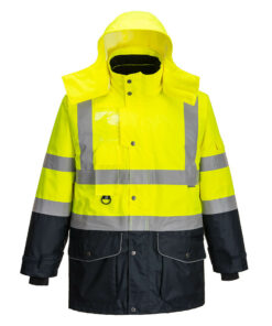 Alternative view of Hi-Vis 7-in-1 kaksiväri Traffic-Takki