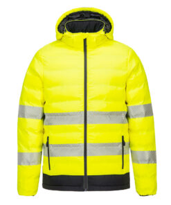 Hi Vis Ultrasonic Heated Tunnel Jacket