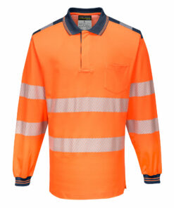 Alternative view of PW3 Pitkähihainen Hi-Vis poolopaita